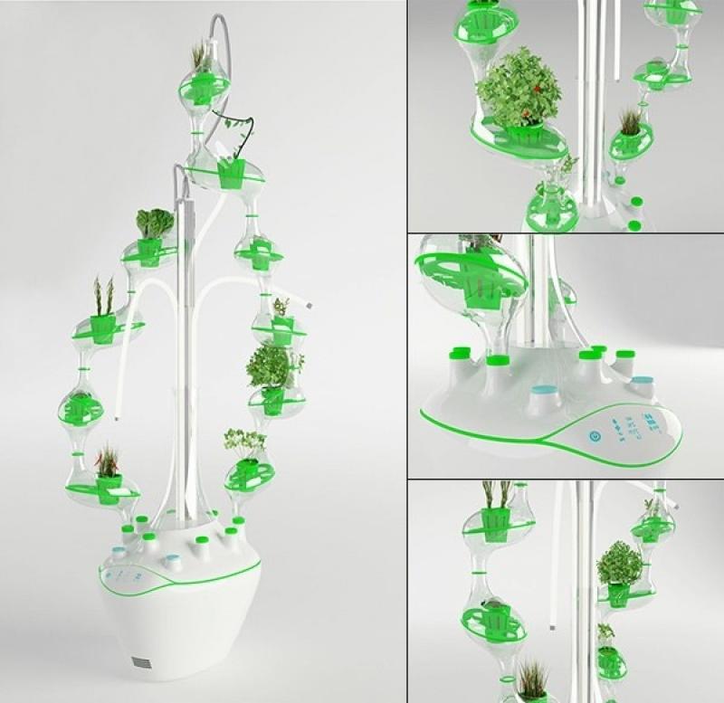 กระถางไฮเทค..ถนอมผักสด พร้อมเสริฟ