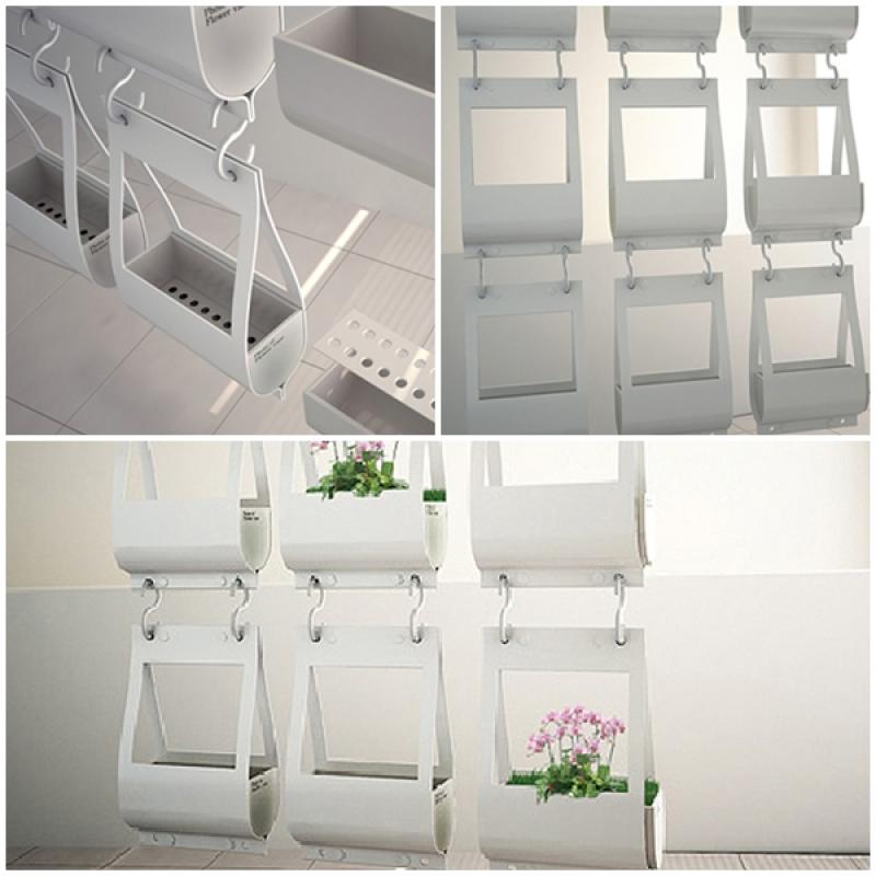 แต่งสวนแนวตั้งสุดเจ๋ง..ด้วยกระถางต้นไม้โพลารอยด์