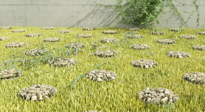 แต่งสวนสวย ออกแบบมาจากตัวต่อเลโก้