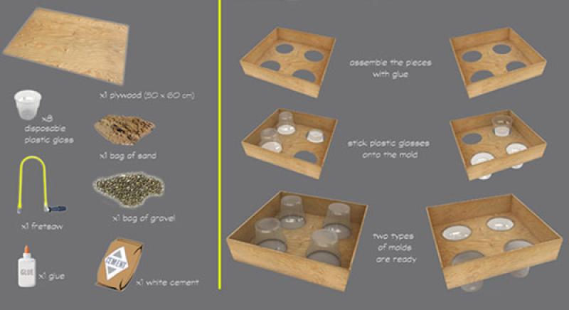 แต่งสวนสวย ออกแบบมาจากตัวต่อเลโก้