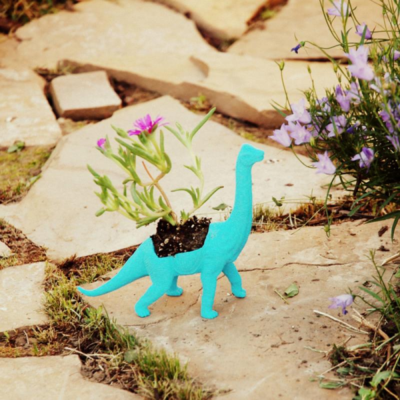 d.i.y. กระถางด้วยตุ๊กตาเก่า