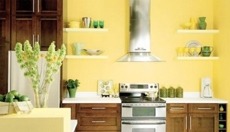 การเลือกใช้สีภายในห้องครัว สำหรับธาตุดิน