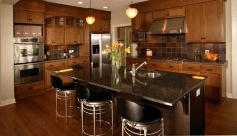 การเลือกใช้สีภายในห้องครัว สำหรับธาตุไม้