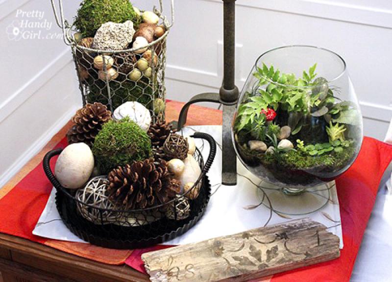 ตกแต่งบ้านด้วย สวนเล็กๆ ในแก้วน้ำ