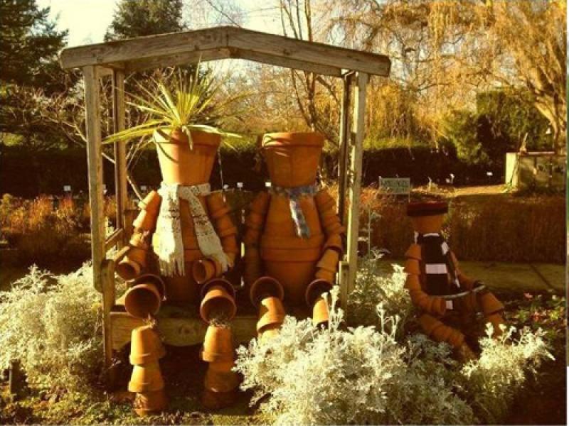 ตกแต่งสวนสวย ให้มีชีวิตชีวา ด้วยตุ๊กตาดินดอกไม้