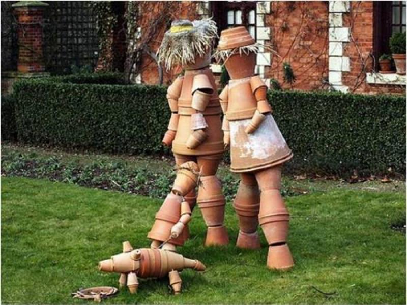 ตกแต่งสวนสวย ให้มีชีวิตชีวา ด้วยตุ๊กตาดินดอกไม้