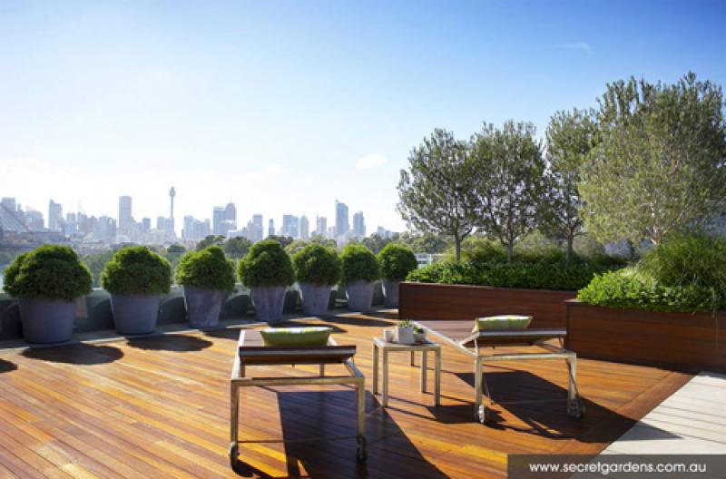 ยกสวนสวยๆ ขึ้นไปไว้บน ..ดาดฟ้า