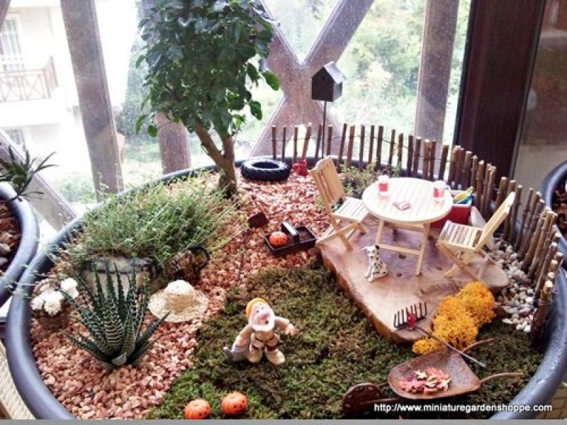 สวนถาด สวนเล็กๆหลายสไตล์