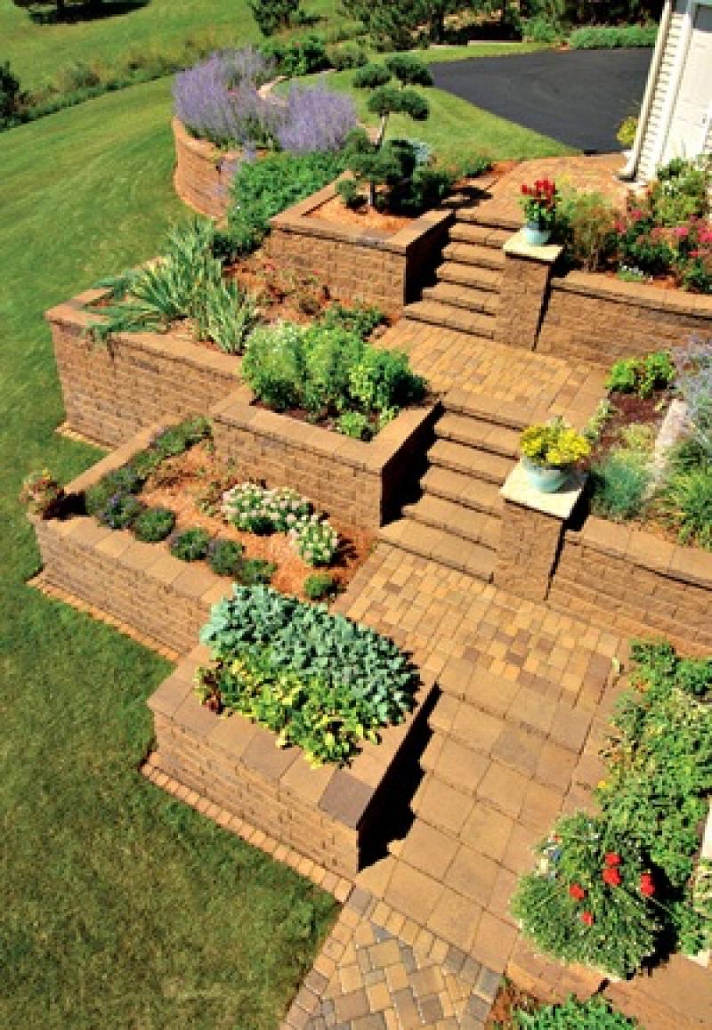 สวนขั้นบันได แนวคิดใหม่สไตล์โมเดิล