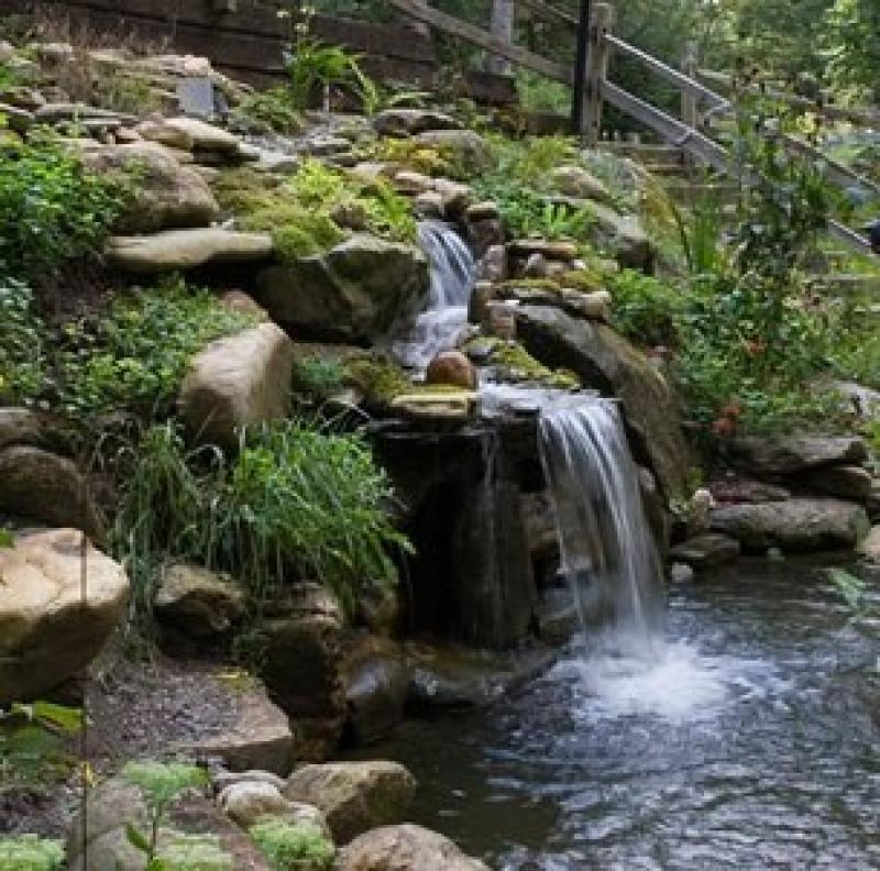 ออกแบบสวนให้สดชื่น ด้วยสวนน้ำและน้ำตก