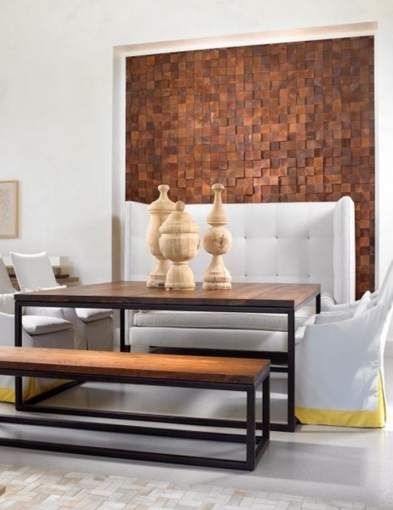 แต่งโต๚ะอาหารด้วยเก้าอี้แบบผสม