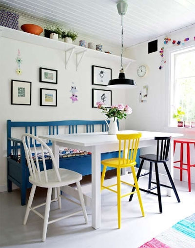 การจัดโต๊ะทานอาหาร mix and match