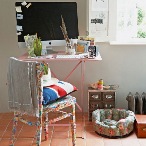 แต่งห้องทำงานให้ดูวินเทจ