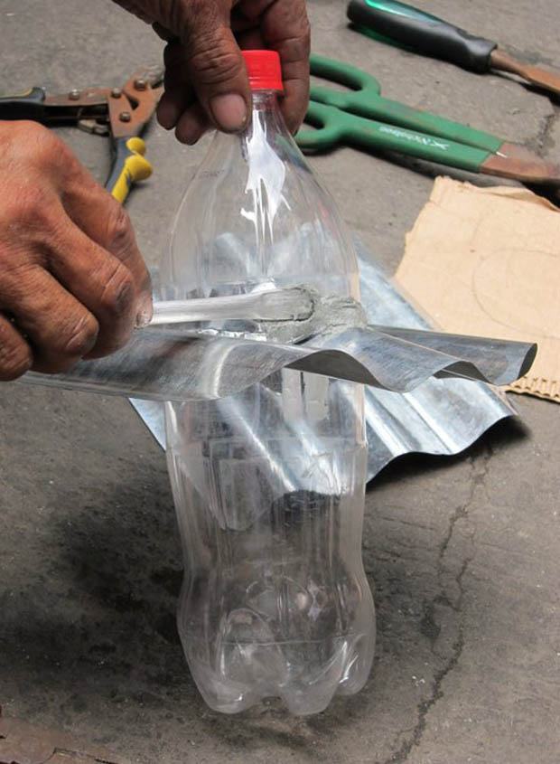 ทำหลอดไฟจากน้ำยาล้างจาน DIY