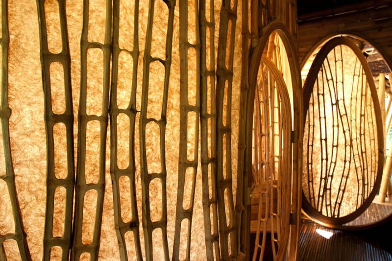 บ้านไม้ไผ่ แบบธรรมชาติสวย ๆ ในบาหลี