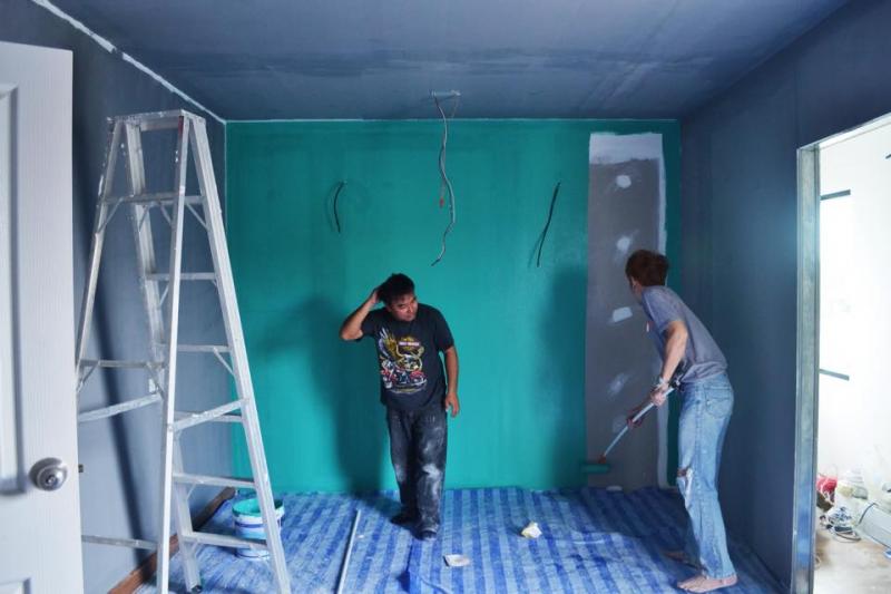 เนรมิตสตูดิโอกึ่งโรงหนังในบ้านครับ