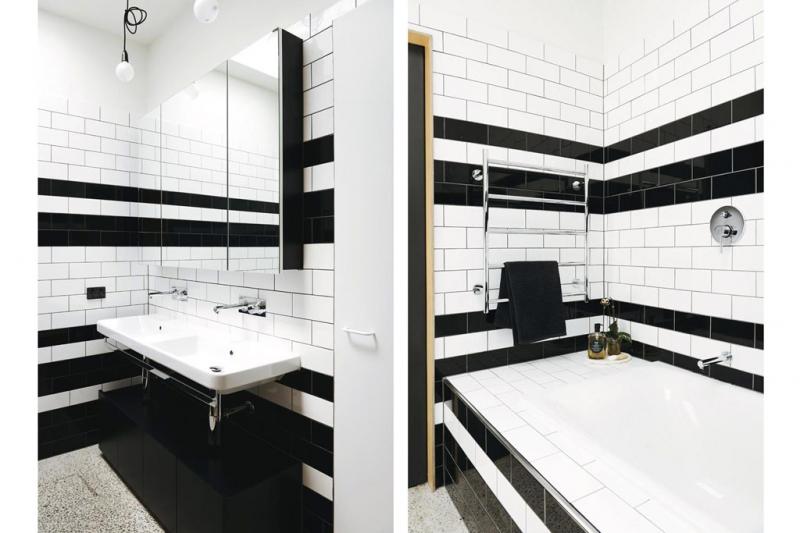 บังกะโลโมเดิร์นหลังคาแบน ออกแบบหน้าแคบ