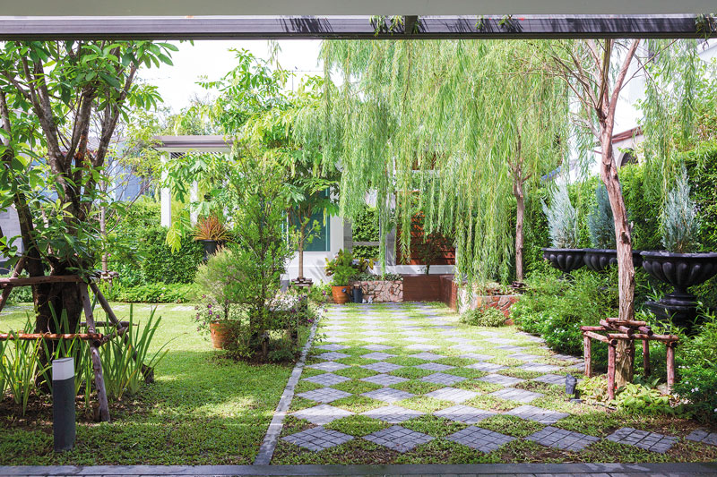 สวนโมเดิร์น แบบอังกฤษ