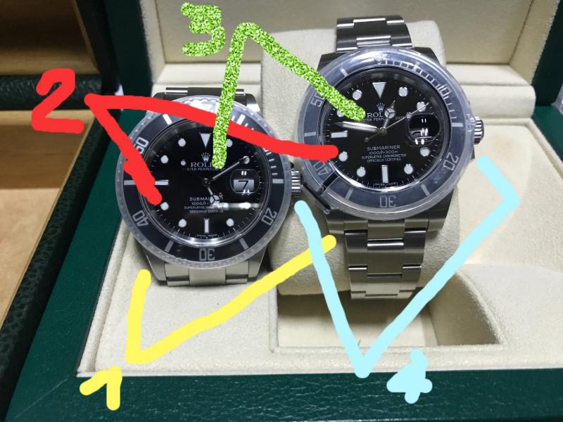 เปรียบเทียบ Rolex Submariner Ref.16610LN vs Ref.116610LN