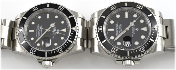 เปรียบเทียบ Rolex Submariner 116610 vs 16610 (EN)