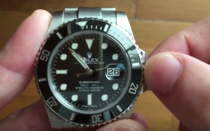 การขึ้นลาน ตั้งเม็ดมะยม นาฬิกาโรเล็กซ์ Rolex